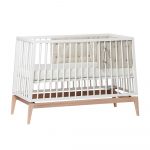 Leander Linea en Luna Babycot Bumper cappucino