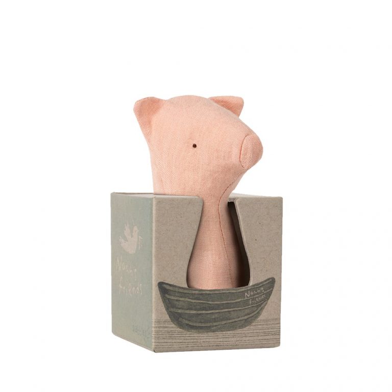 Noahs Friends Pig Rattle 16 8910 00