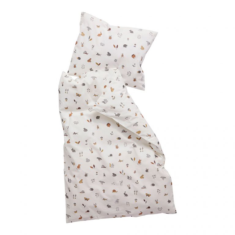 Leander Dekbedovertrek Baby bedding Forrest cappucino 70 x 100 cm