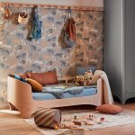 Hoeslaken voor ledikant Linea en Luna 2 pcs dusty blue 60 x 120 cm