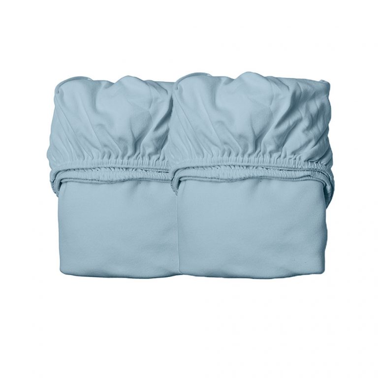 leander-hoeslaken-voor-babybed-organic-dusty-blue-2st