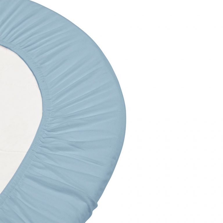 Hoeslaken voor ledikant Linea en Luna 2 pcs dusty blue 60 x 120 cm