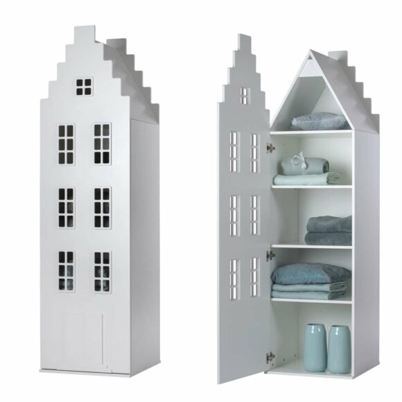 This is Dutch – Kast Amsterdam – Trapgevel – Wit XL