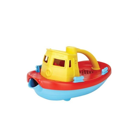 Green Toys – Sleepboot – Rode Bovenkant met Geel Handvat