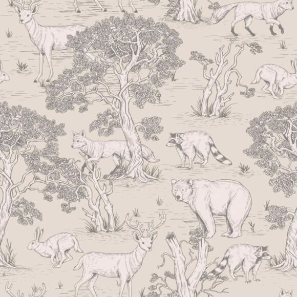 Dekornik – Wallpaper – Animals Natural – 100 x 280 cm