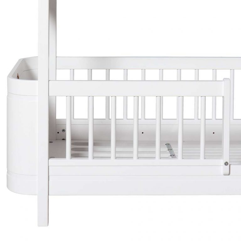 Oliver Furniture Wood Mini+ low bunk bed white 166 x 74 x 132 cm