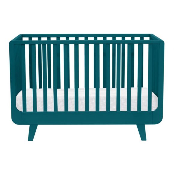 Laurette – Baby bed Le Joli Môme – 60 x 120 cm – Blue Canard