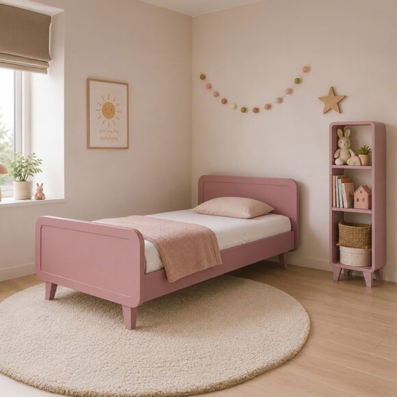 Laurette – Kinderboekenkast Colonne Millefeuille – Old Pink