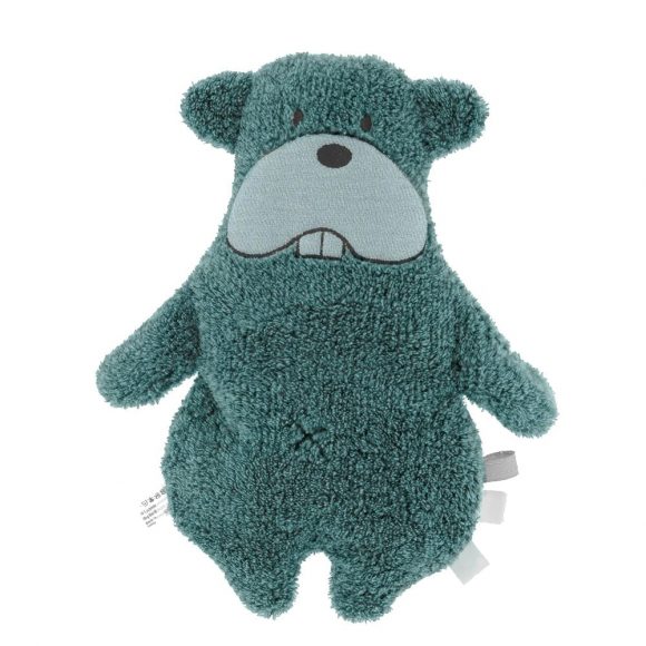 Snoozebaby Amsterdam – Knuffel – Bammy Beaver – Smokey Grey (Organic)