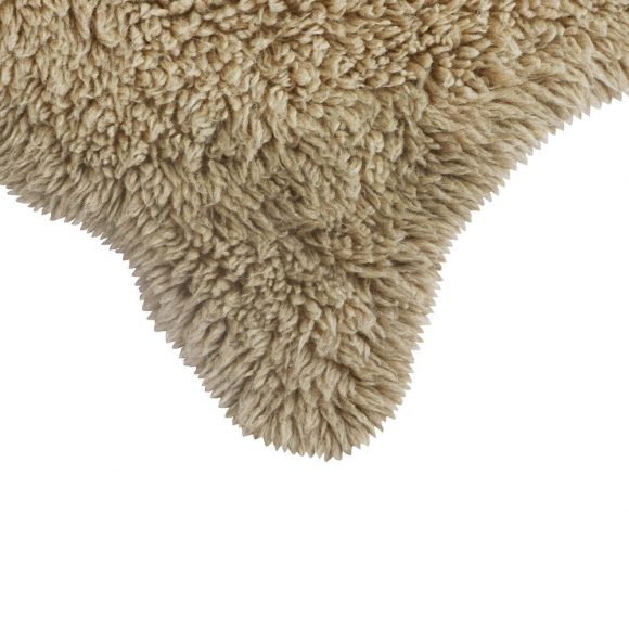 Woolable – Wollen Vloerkleed Woolly – Sheep Beige – 75 x 110 cm