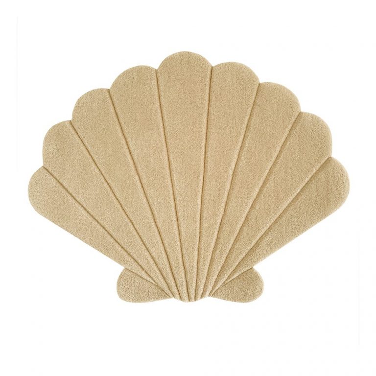 maison-deux-vloerkleed-schelp-zand