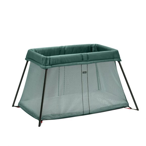 BabyBjörn – Lichtgewicht Reisbedje – Mesh – Dark Green