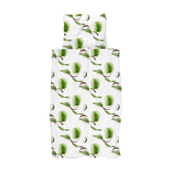 SNURK – Kinderdekbedovertrek – Coconuts – 140 x 200/220 cm