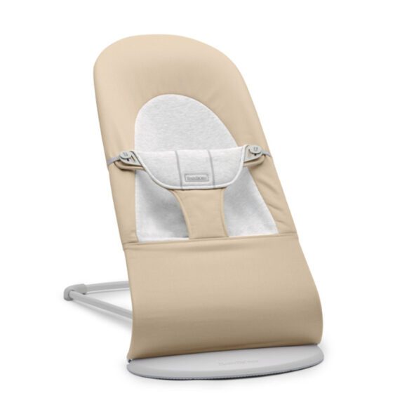 BabyBjörn – Wipstoel Soft – Katoen/Jersey – Beige/Grey