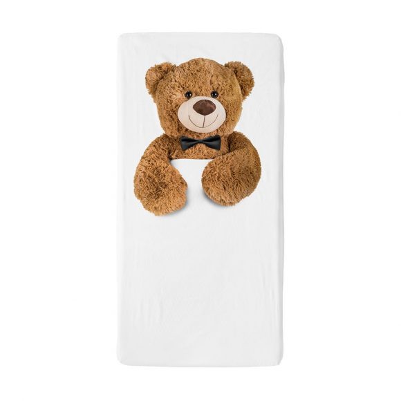 Snurk – Baby Ledikant Hoeslaken – Teddy – 70 x 140 cm