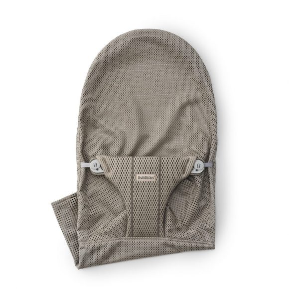 BabyBjörn – Stoffenzitje voor Wipstoeltje – Mesh – Grey Beige