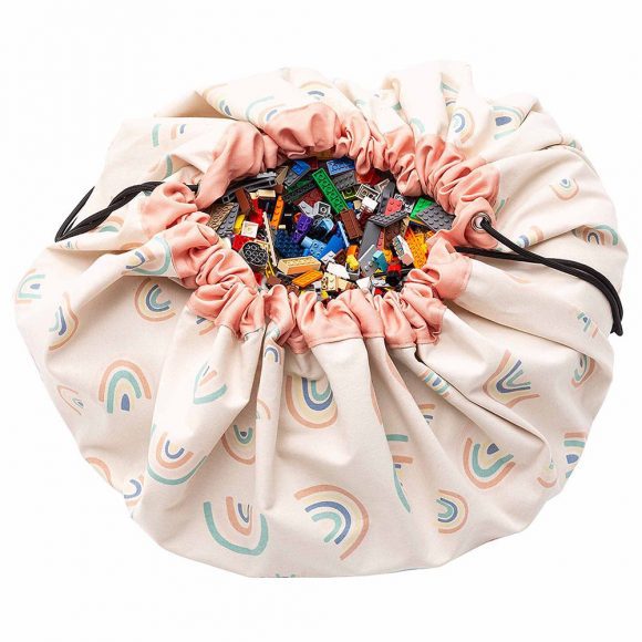 Play&Go – Speelgoed Opbergtas – Printed – Regenboog
