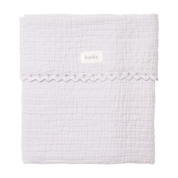 Koeka – Ledikantdeken Lace Elba – Lila – 100 x 150 cm