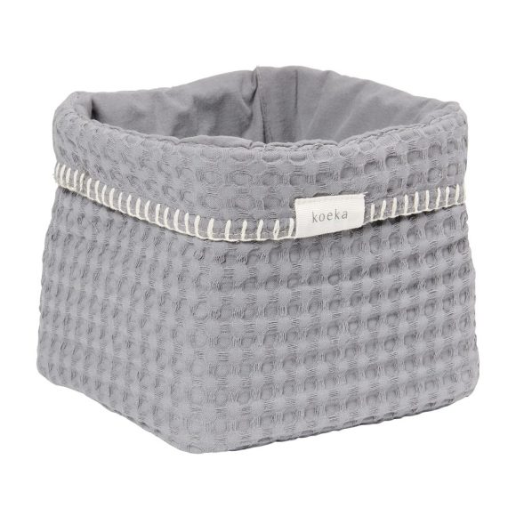 Koeka – Commodemandje Wafel Antwerp – Steel Grey 18 x 15 x 15 cm