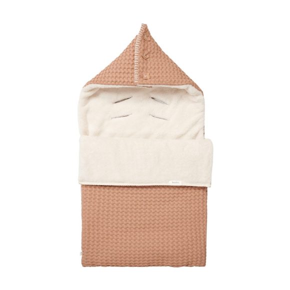 Koeka – Voetenzak 0+ 3 Punts Wafel/Teddy Oslo – Soft Earth/Pebble 86 x 40 x 4 cm