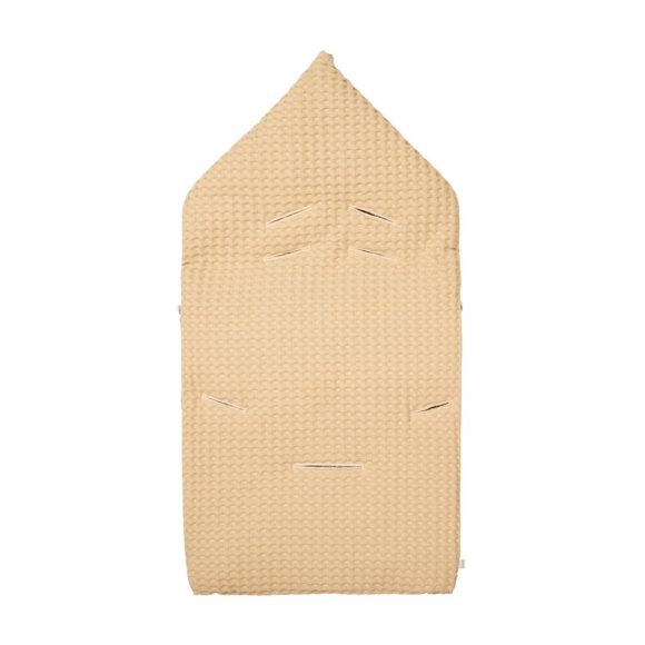 Koeka – Voetenzak 0+ 3 Punts Wafel/Teddy Oslo – Sahara/Pebble 86 x 40 x 4 cm