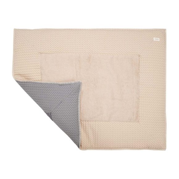 Koeka – Boxkleed Wafel Amsterdam – Steel Grey/Sand 75 x 95 cm