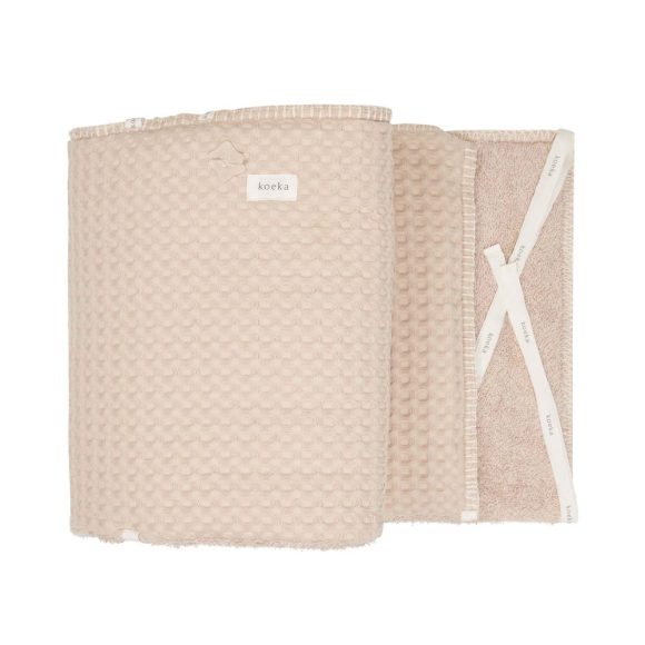 Koeka – Box-/Bedbumper Wafel Amsterdam – Sand 32 x 185 x 3 cm