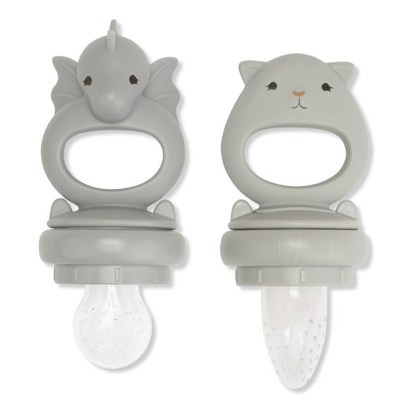 Konges Sløjd – 2 Siliconen Fruit Feeding Fopspenen Dragon – Quarry Blue/Topanga Beach