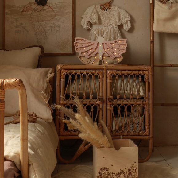 Little Lights – Nachtlampje – Vlinder – Strawberry Cream
