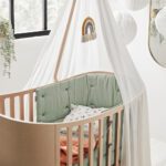 Leander - Bedbumper voor Classic Ledikant - Sage Green