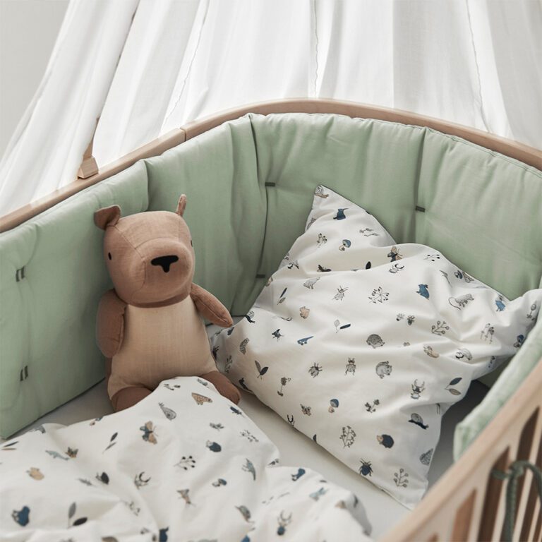 Leander - Bedbumper voor Classic Ledikant - Sage Green