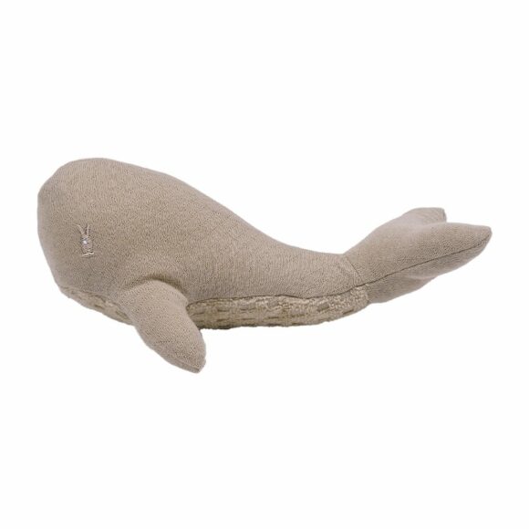 Snoozebaby Amsterdam – Knuffel Wally Whale – Desert Sand