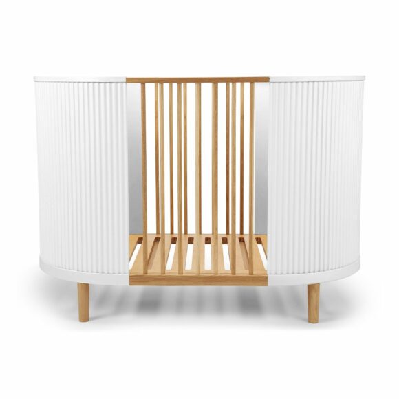 Kas Kopenhagen – Kai Babybed – Wit/Eikenhout – 70 x 120 cm