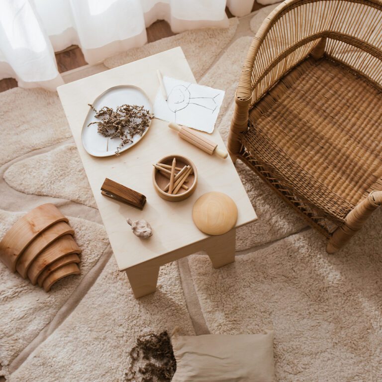 kas kopenhagen creme vloerkleed stone in kinderkamer
