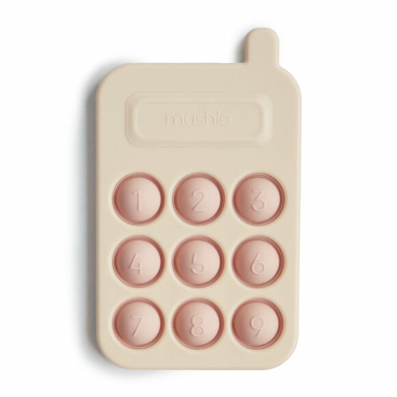 Mushie – Babyspeelgoed – Press Toy Mobiel – Blush