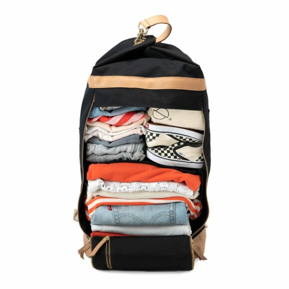 KAOS – Weekendtas – Zwart / Naturel