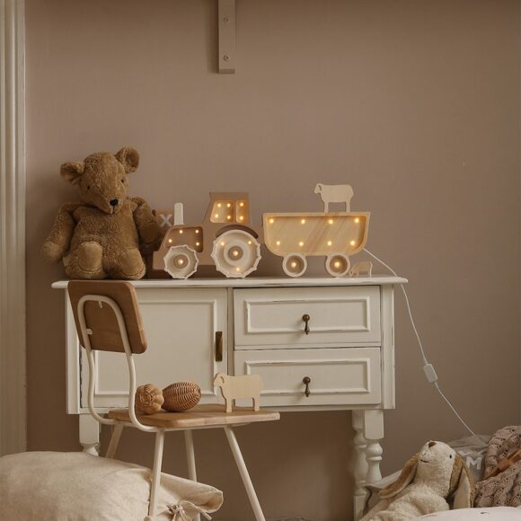Little Lights – Nachtlampje – Tractor – Coffee Cream