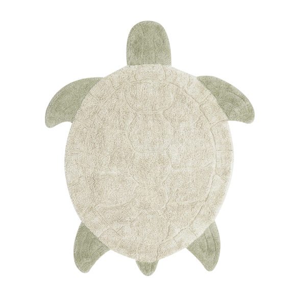 Lorena Canals – Wasbaar Vloerkleed – Sea Turtle – 110 x 130 cm
