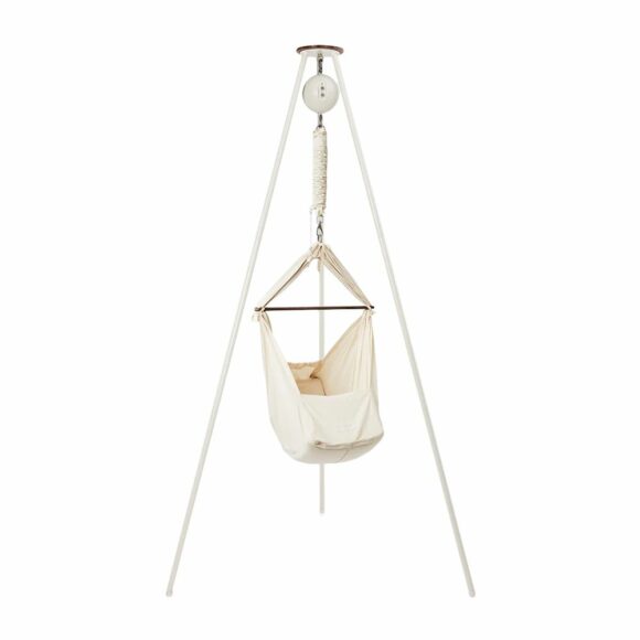 Moonboon – Bundel – Baby Hangmat + Motor 2.0 + Statief Wit – Nature