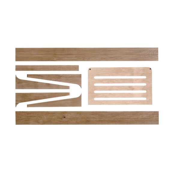 We Are Bitte – Conversiekit 2.0, Nature – Ledikant naar Juniorbed – Oak