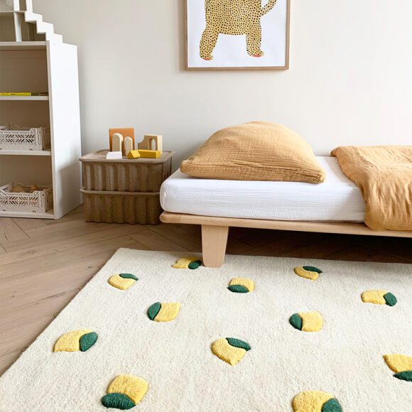 Maison Deux – Wollen Vloerkleed – Lemons S – 80 x 120 cm