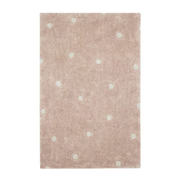 Lorena Canals – Wasbaar Vloerkleed – Mini Dot – Rose – 100 x 150 cm