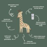Little Lights - Nachtlampje - Giraffe - Savannah Beige