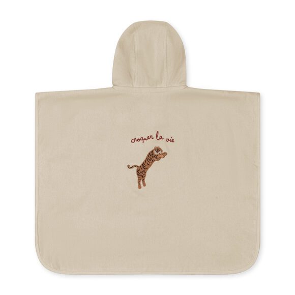 Konges Sløjd – Badstof Badponcho – Tiger – 3-4 Jaar