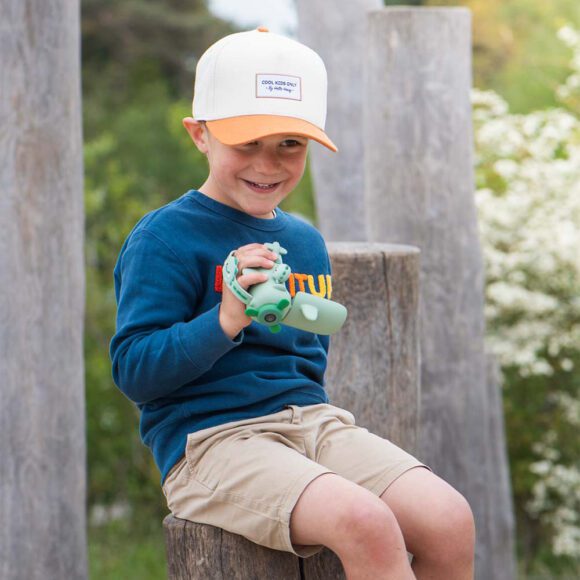 The Zoofamily – Kindercamera – Zoo Video – Dino Groen