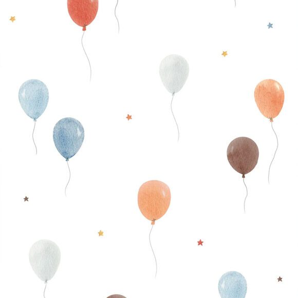 LILIPINSO – Kinderkamer Behang – Balloon Pattern – 50 cm x 10 m