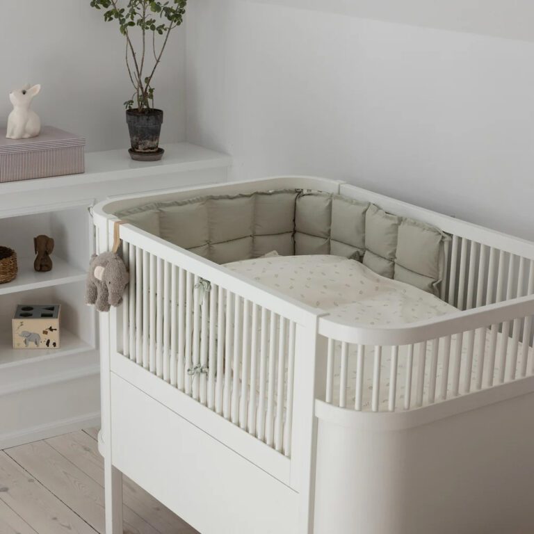 Sebra - Bedbumper 180 cm - Kapok - Mist Green