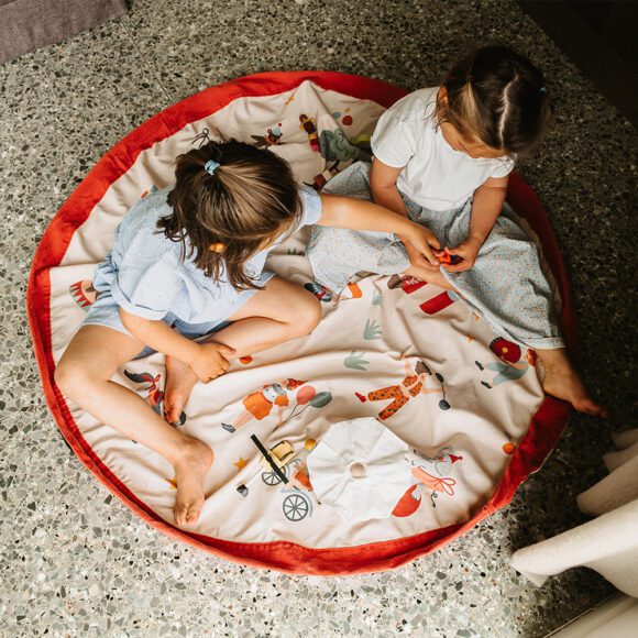 Play&Go – Noomad 2-in-1 Speelkleed & Opbergzak – Circus