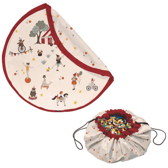 Play&Go – Noomad 2-in-1 Speelkleed & Opbergzak – Circus