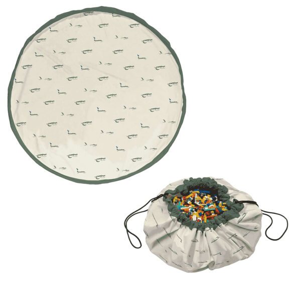 Play&Go – Noomad 2-in-1 Speelkleed & Opbergzak – Croco